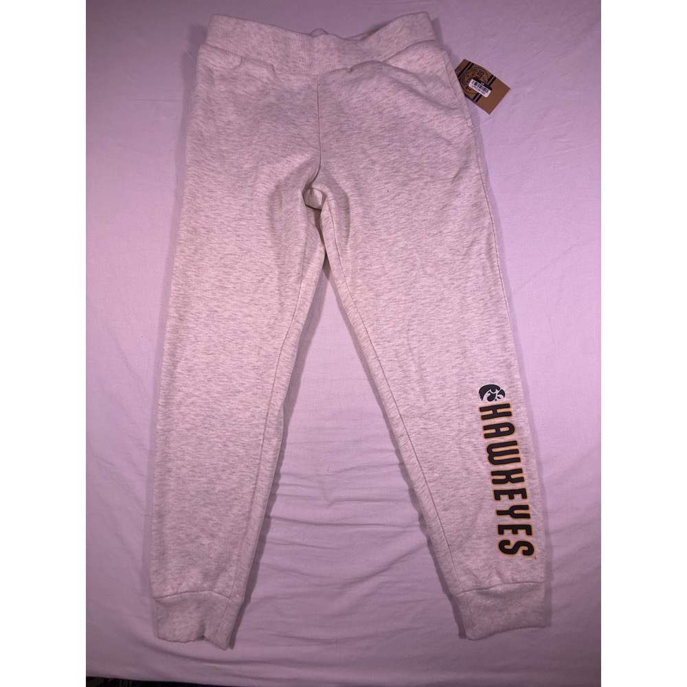 Rivalry Threads Iowa Hawkeyes Joggers Women Small Heather Grey NEW NCAA